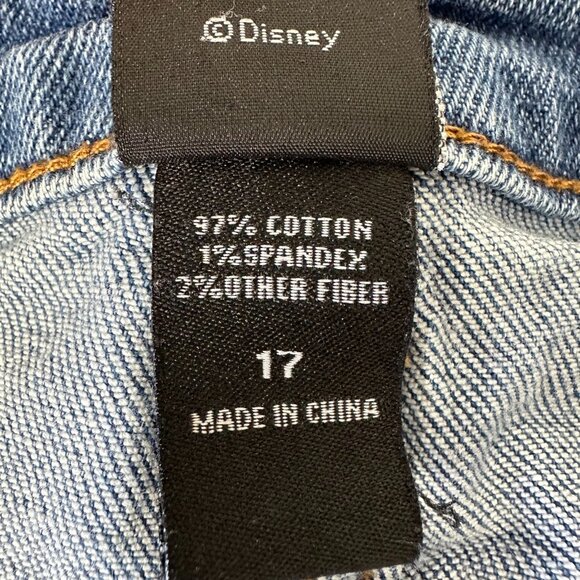 Disney Mom Jeans The Sensational Six Embroidered Size 17 - Picture 4 of 9